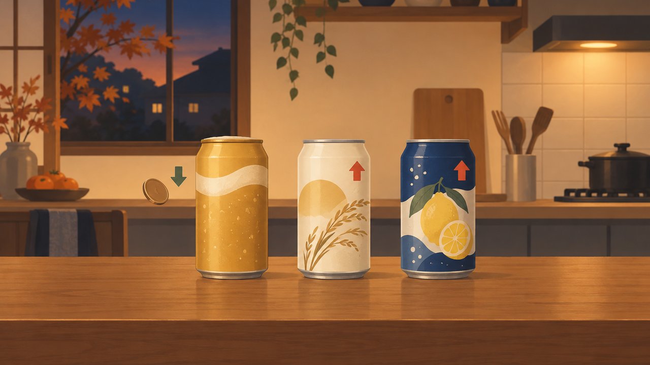 酒税改正でいくら変わる?ビール・新ジャンル・チューハイの税額比較