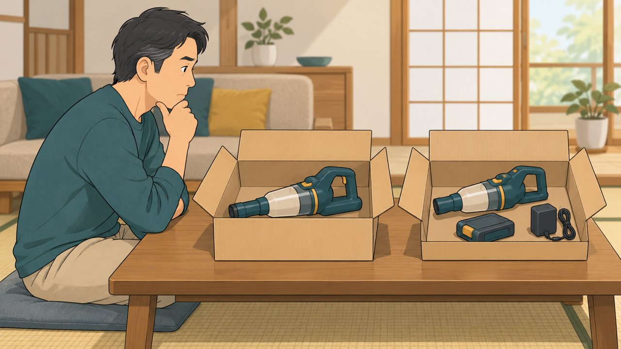 型番の読み方と買う前の注意点｜「本体のみ」に気をつける